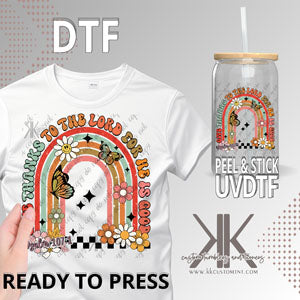 Give Thanks To The Lord DTF/UVDTF