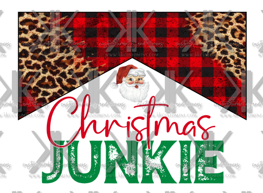 CHRISTMAS JUNKIE DTF PRINT