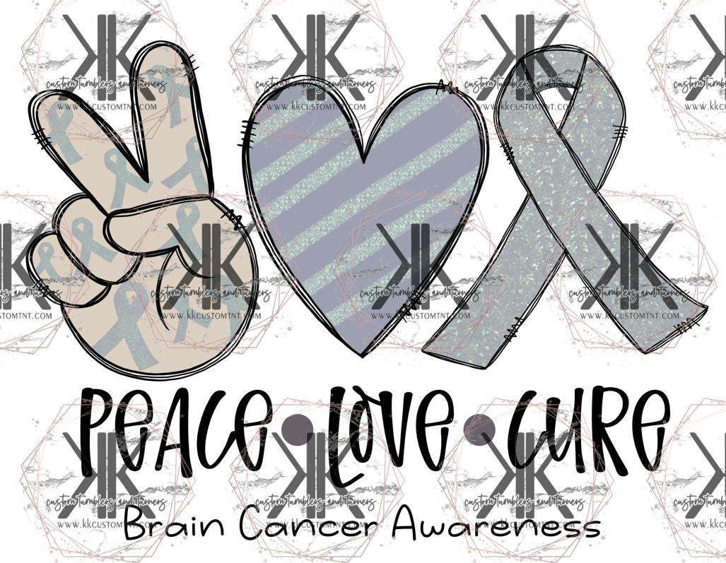 Brain Cancer PNG **Digital Download Only**