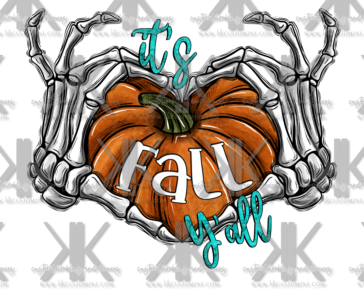 SKELLY ITS FALL YALL DTF PRINT