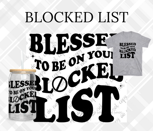 BLOCKED LIST