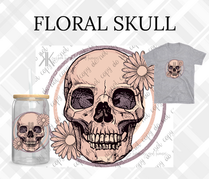 FLORAL SKULL