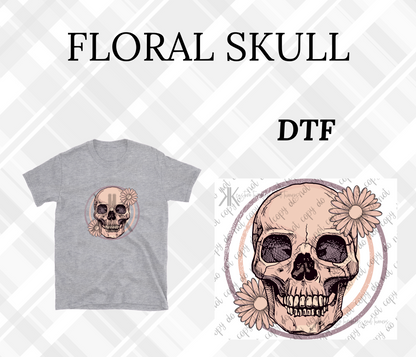 FLORAL SKULL