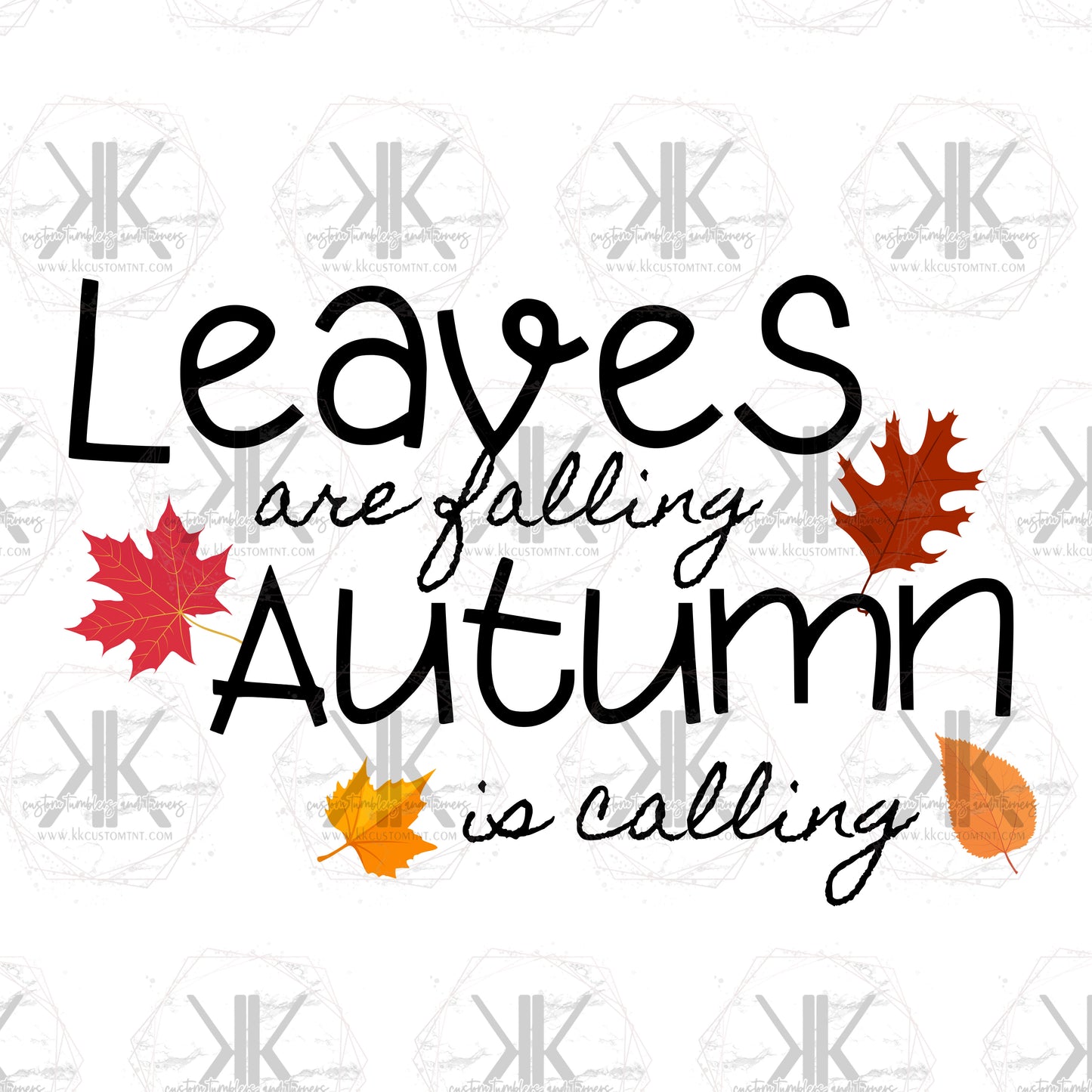 Leaves are Falling PNG **Digital Download Only**