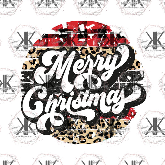 Merry Christmas Round PRINT ONLY