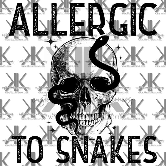 ALLERGIC TO SNAKES DTF (2 OPTIONS)
