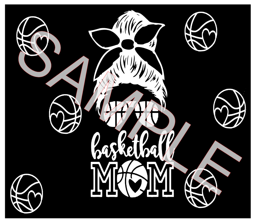BASKETBALL MOM SVG/PNG **Digital Download Only**