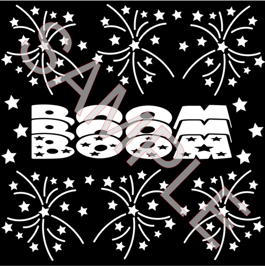 BOOM SVG **Digital Download Only**