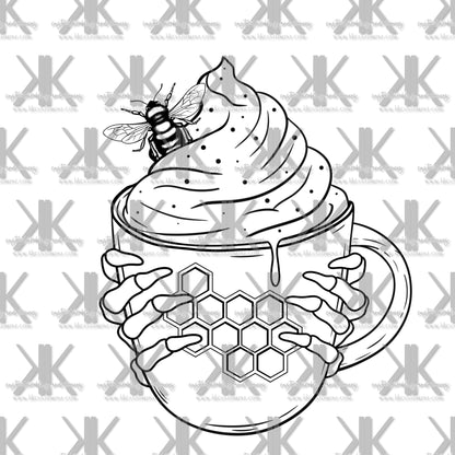 BEE MUG DTF (2 OPTIONS)