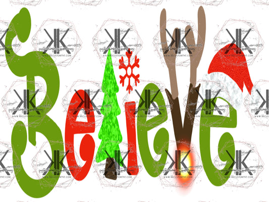 Believe  PNG **Digital Download Only**