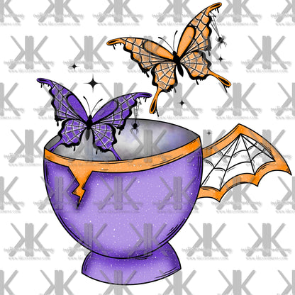 BUTTERFLY MUG DTF (2 OPTIONS)