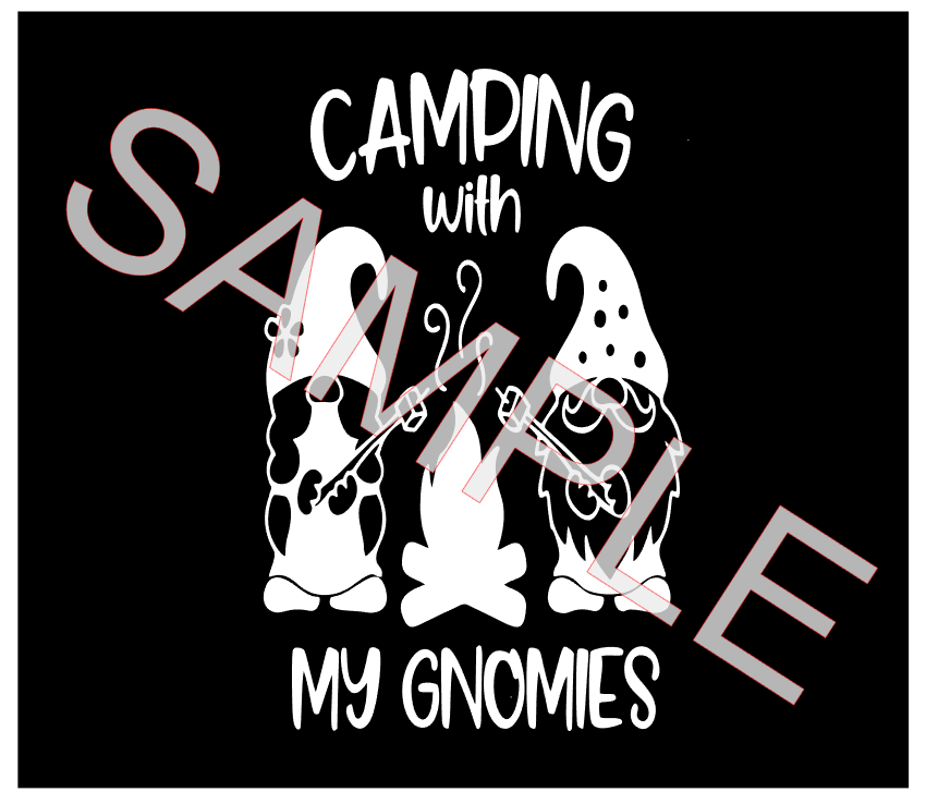 CAMPING GNOMIES SVG/PNG **Digital Download Only**