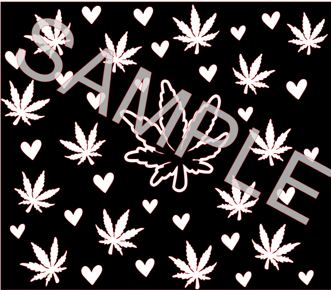 CANNA HEARTS SVG **Digital Download Only**