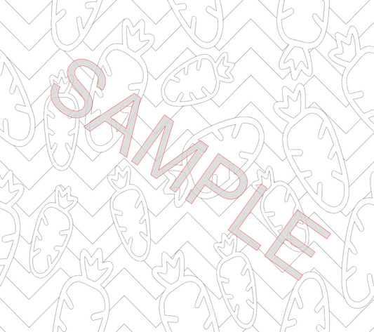 CARROTS CHEVRON SVG **Digital Download Only**