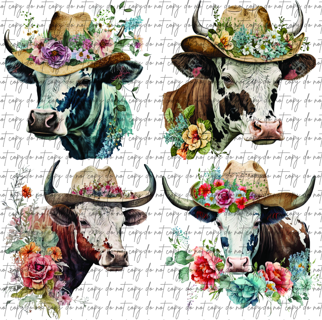 FLORAL COWS BUNDLE