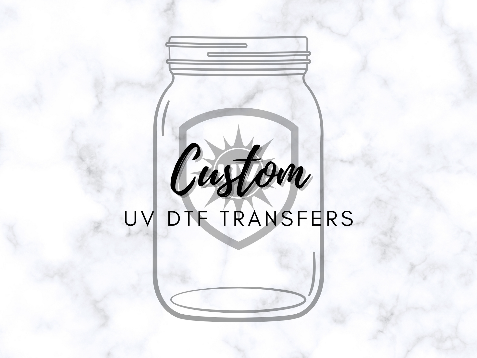Custom UV DTF Gang Sheet, Decals, Stickers, UV DTF Transfers
