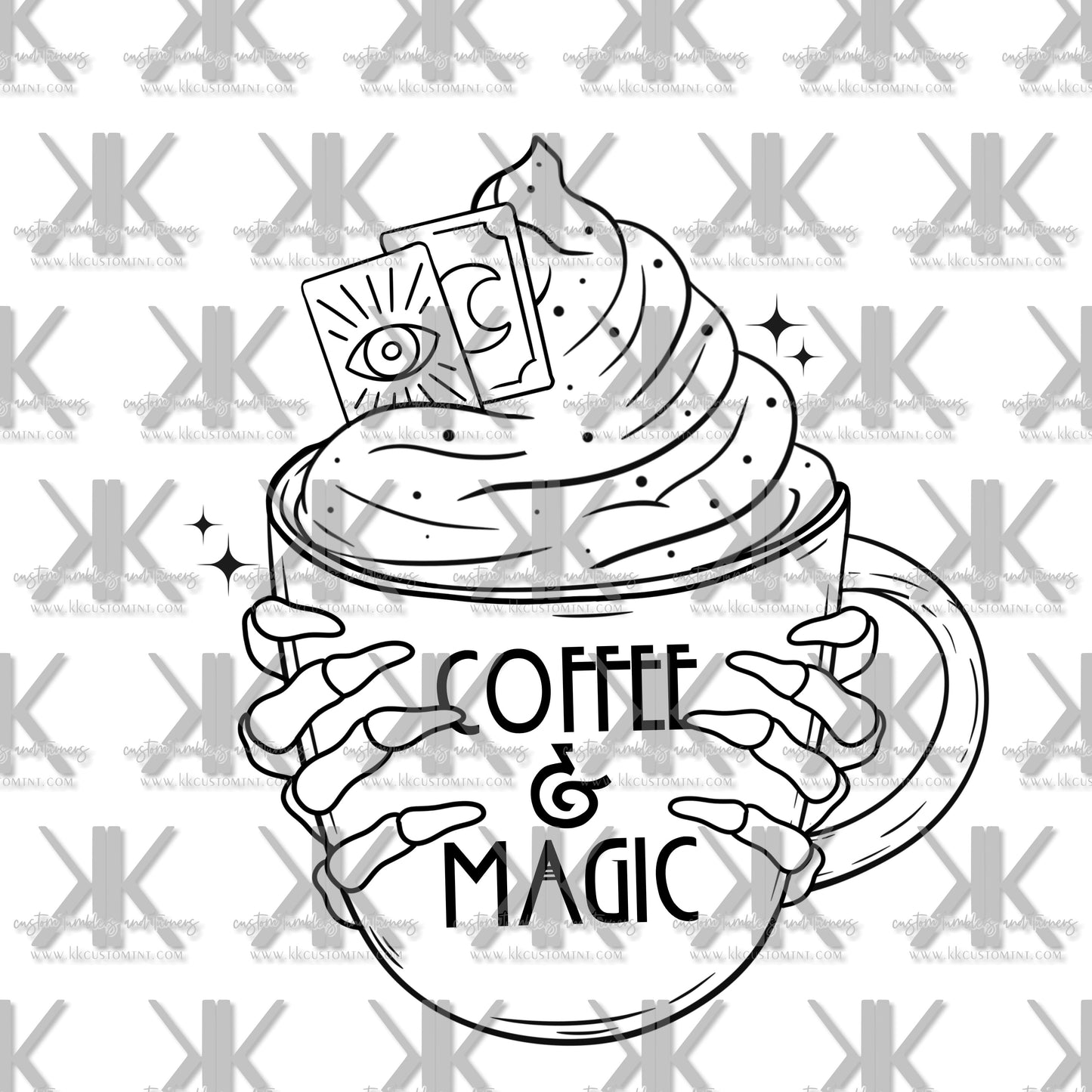 COFFEE MAGIC MUG DTF (2 OPTIONS)