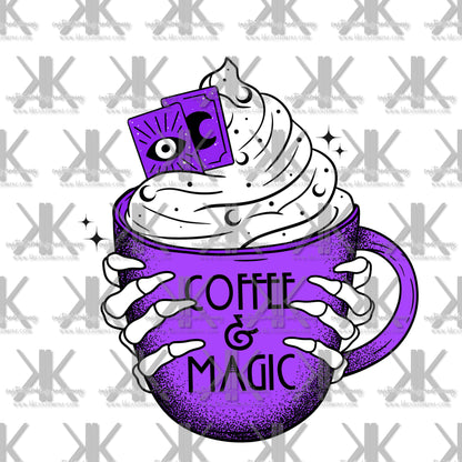 COFFEE MAGIC MUG DTF (2 OPTIONS)