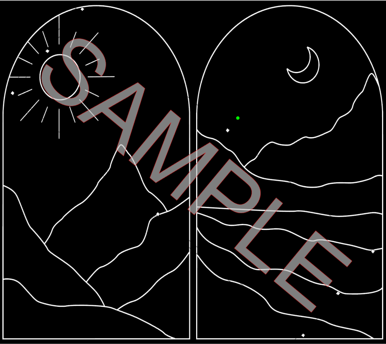 DESERT DAY AND NIGHT SVG **Digital Download Only**