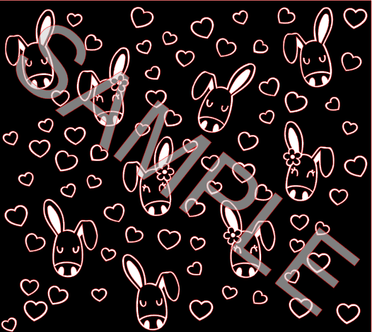 DONKEY HEARTS SVG **Digital Download Only**