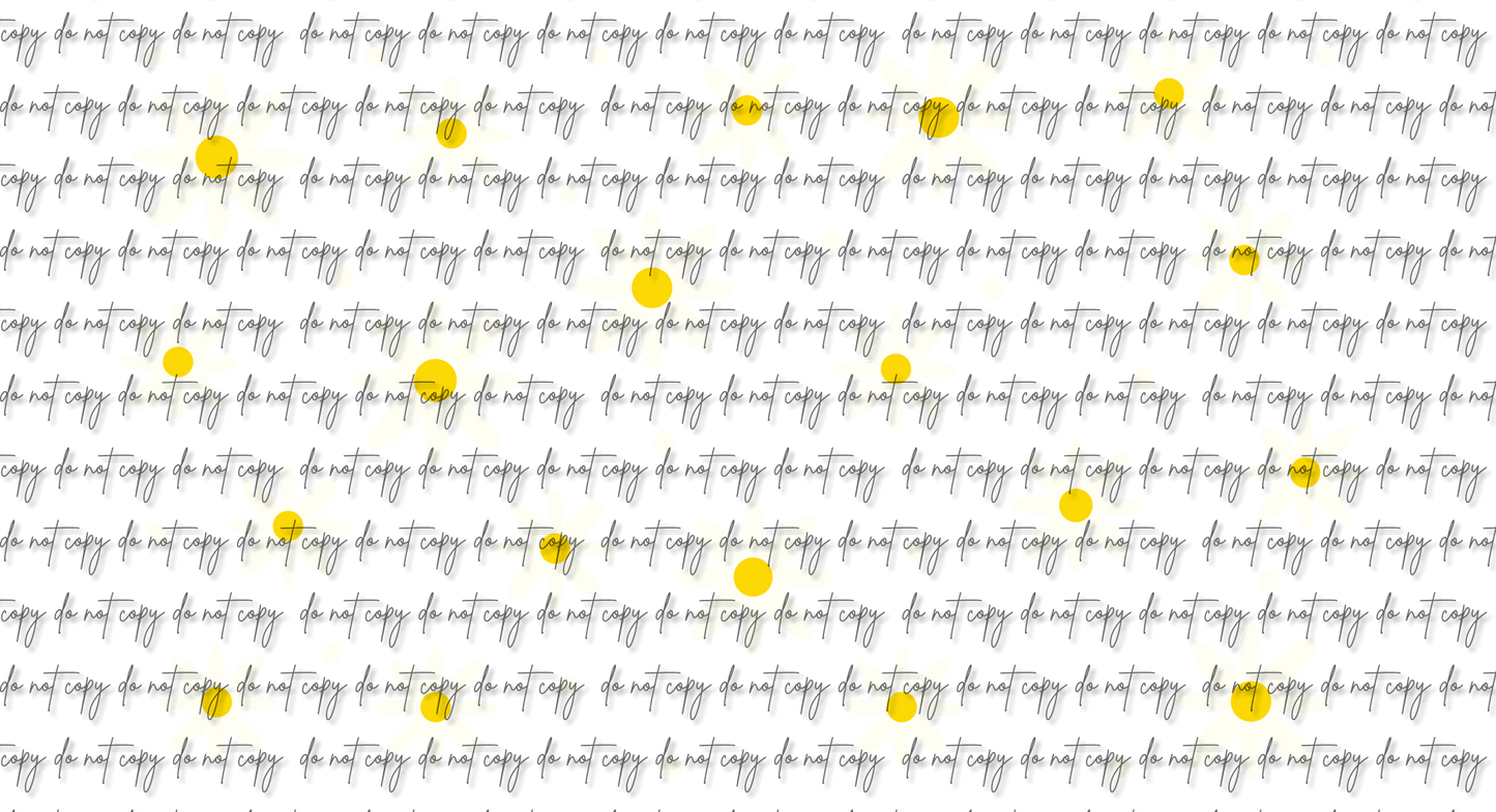 DAISY UV DTF WRAP/DECAL