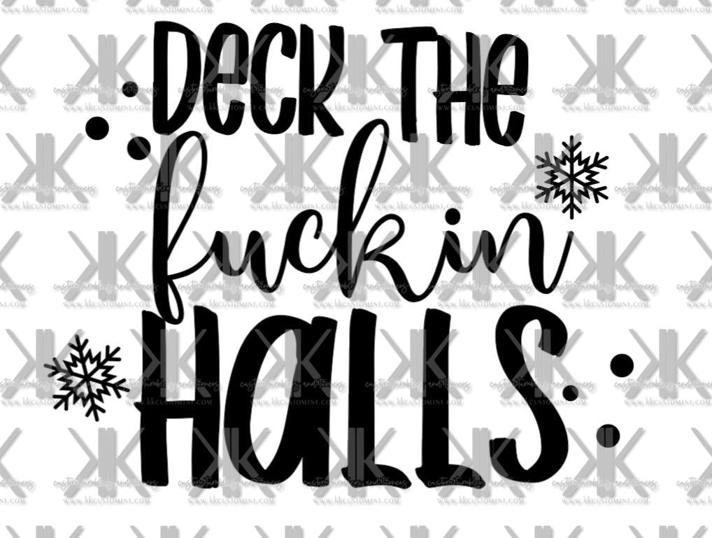 DECK THE F'ING HALLS DTF