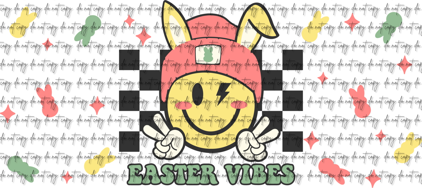 EASTER VIBES UV DTF WRAP/DECAL