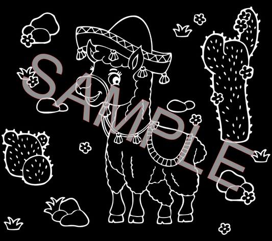 FESTIVE LLAMA SVG **Digital Download Only**