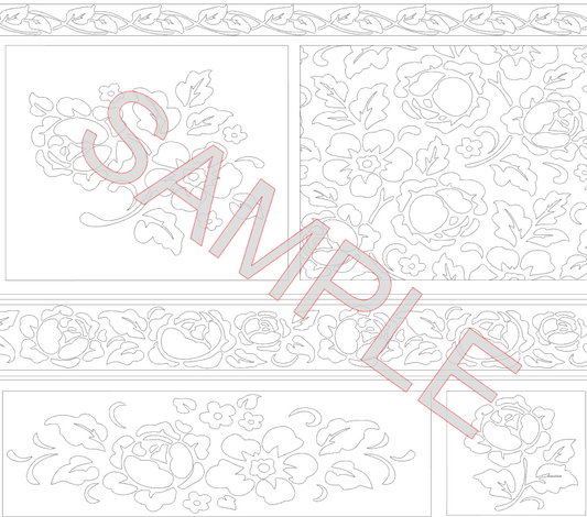 FLORAL COLLAGE SVG **Digital Download Only**