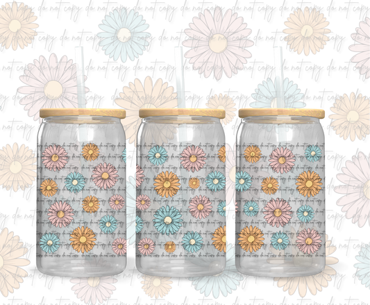 FLOWERS UV DTF WRAP/DECAL