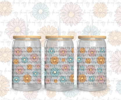 FLOWERS UV DTF WRAP/DECAL