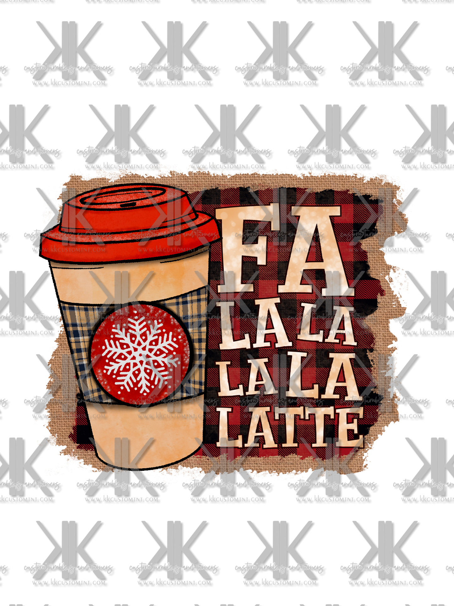 FA LA LA LATTE DTF