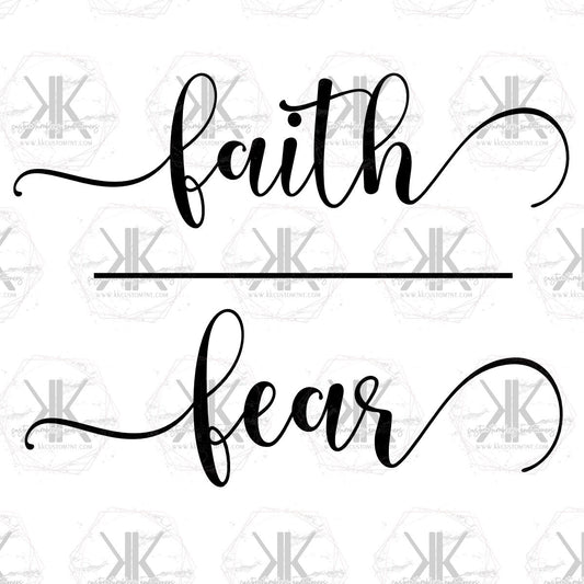 Faith Over Fear PNG **Digital Download Only**