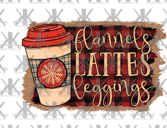 FLANNES LATTES & LEGGINGS DTF