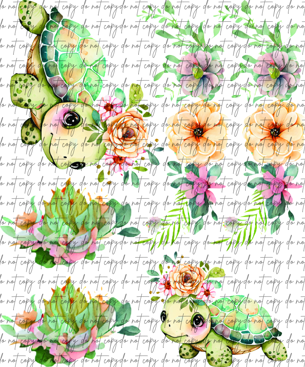 FLORAL SEA TURTLE 1 BUNDLE