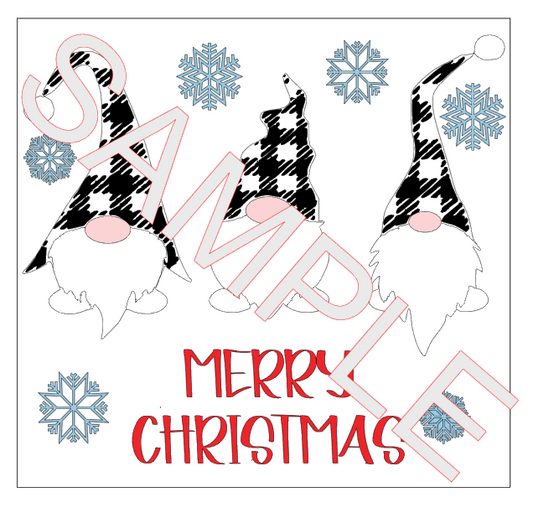 MERRY CHRISTMAS GNOME SVG **Digital Download Only**