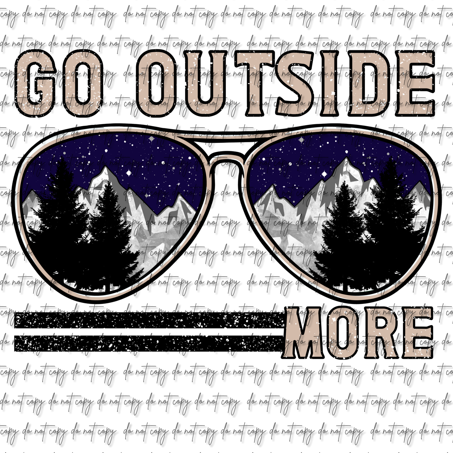 GO OUTSIDE MORE UVDTF DECAL