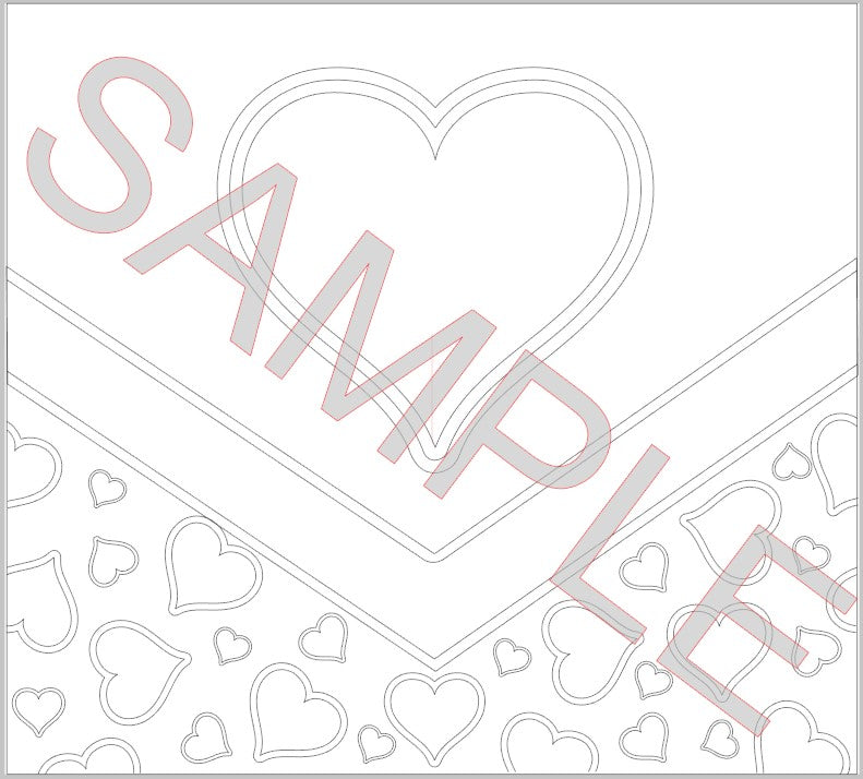 HEART V SPLIT SVG **Digital Download Only**