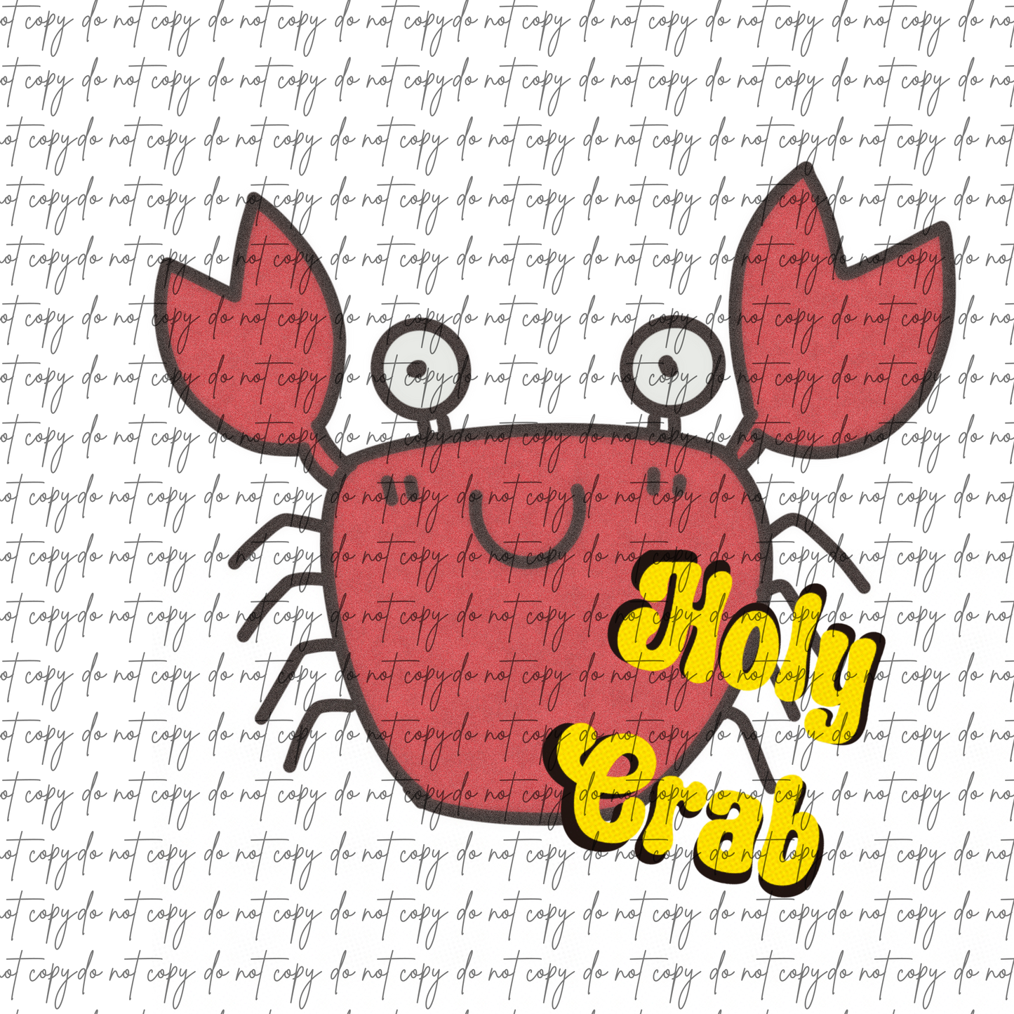 HOLY CRAB PNG *Digital Download Only**