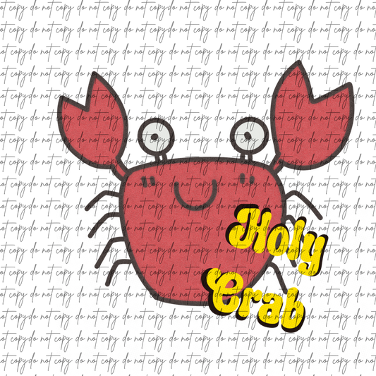 HOLY CRAB PNG *Digital Download Only**