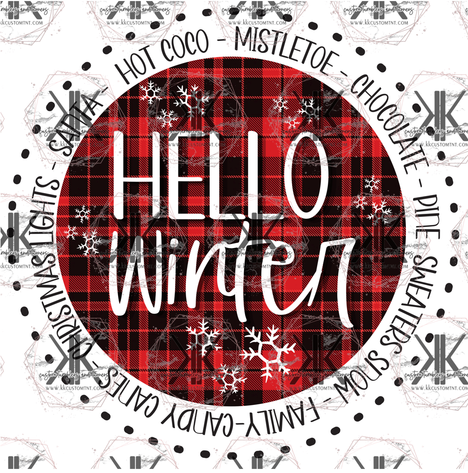 Hello Winter PNG **Digital Download Only**