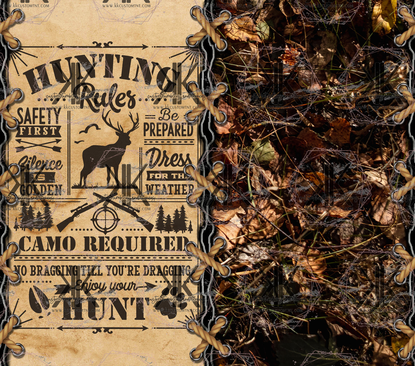 Hunting Rules Sublimation Print/Custom
