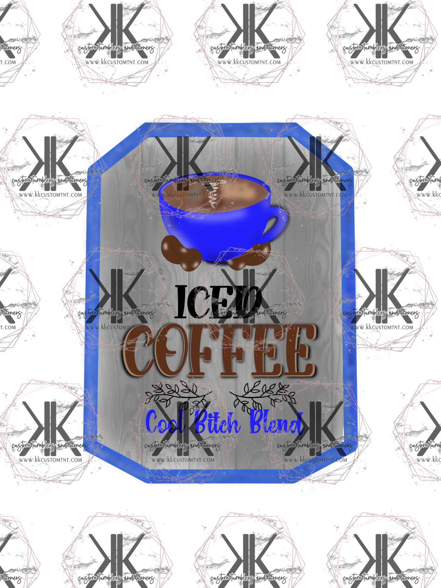 ICED COFFEE LABEL **Digital Download Only**
