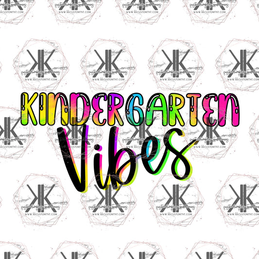 Kindergarten Vibes PNG **Digital Download Only**