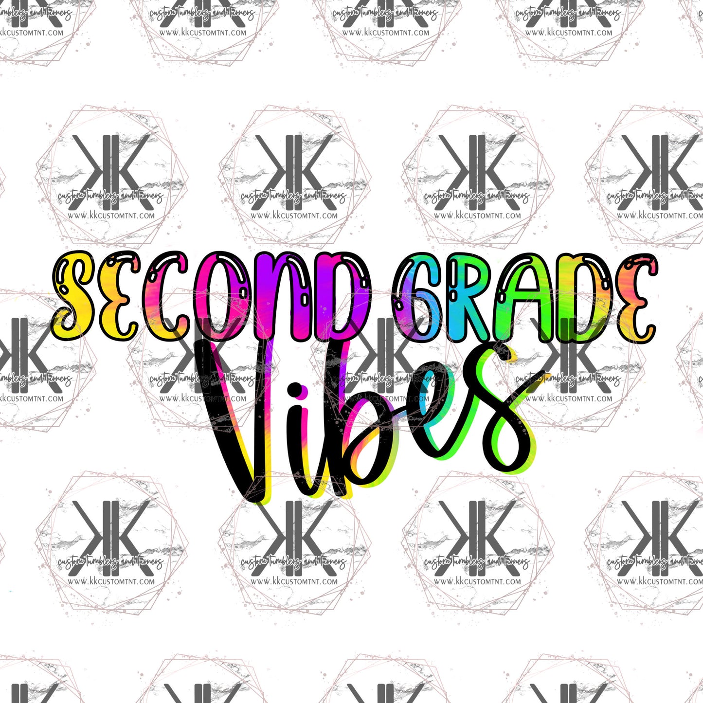 Second Grade Vibes PNG **Digital Download Only**