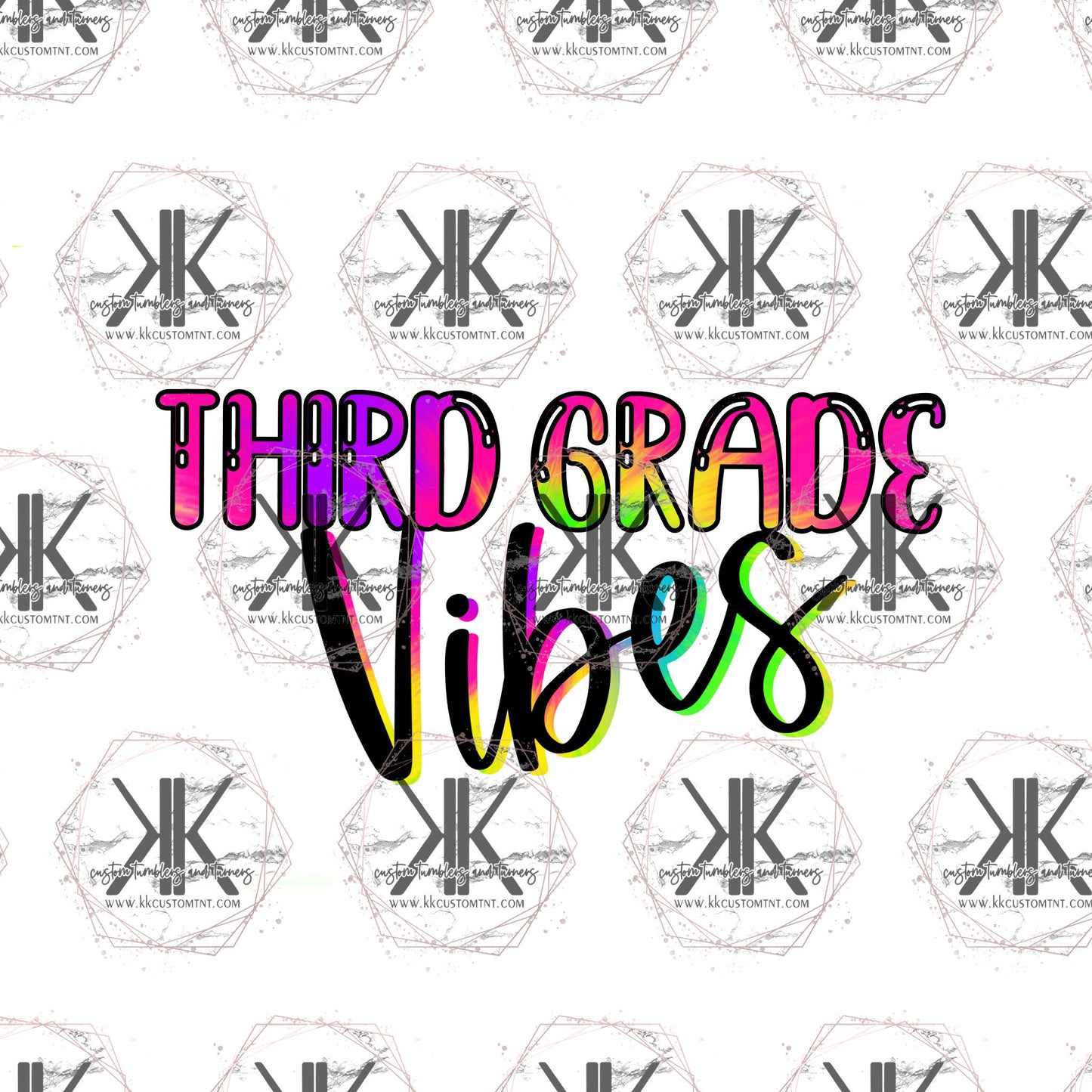 Third Grade Vibes PNG **Digital Download Only**