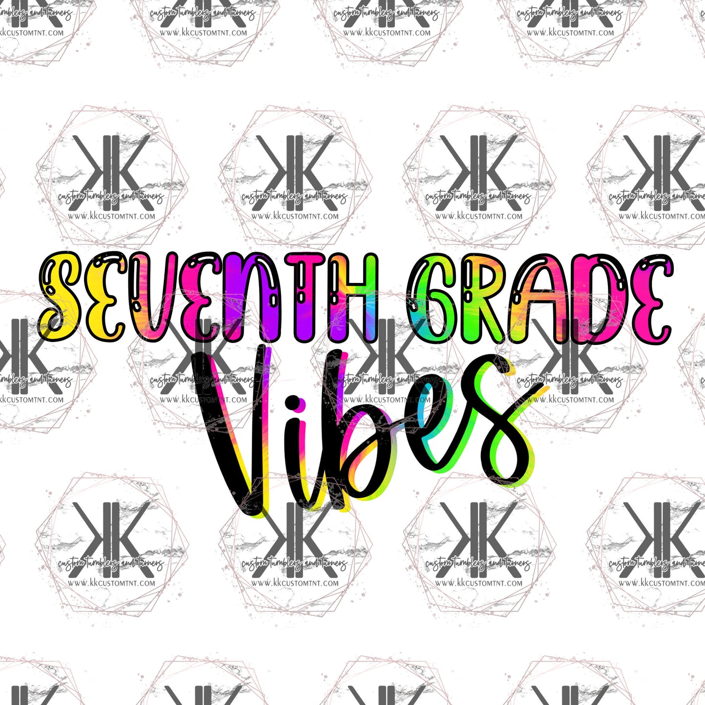 Seventh Grade Vibes PNG **Digital Download Only**