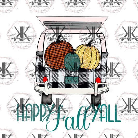 Happy Fall Y'all PNG **Digital Download Only**