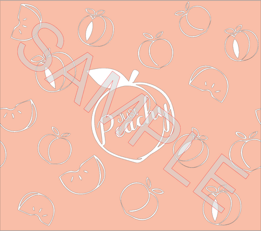 JUST PEACHY SVG **Digital Download Only**