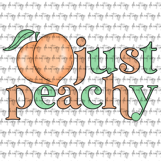 JUST PEACHY UV DTF DECAL